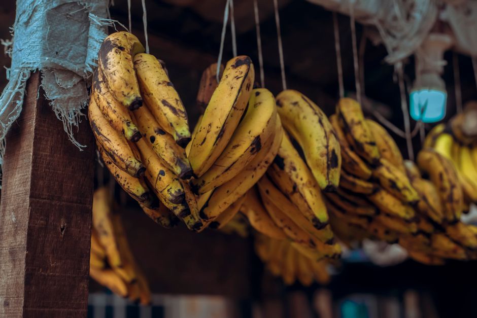 Ripe bananas