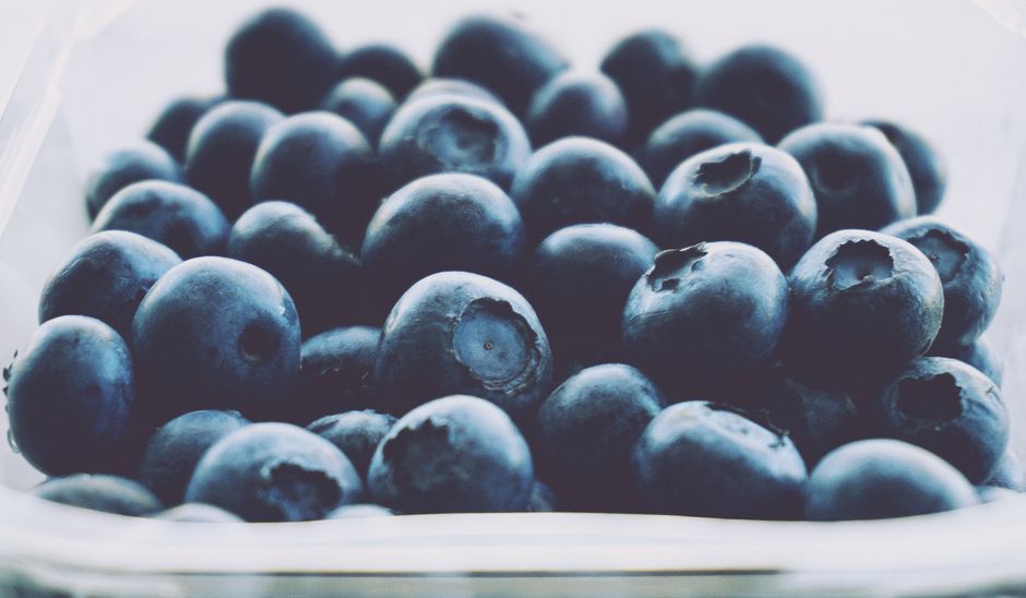Fresh blueberries