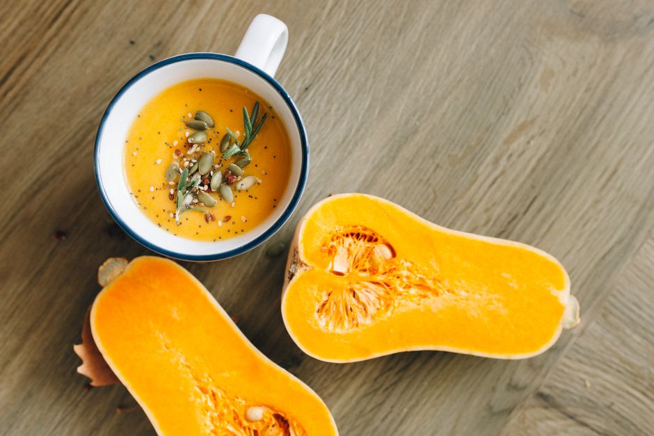 Butternut, carrot and lentil mash